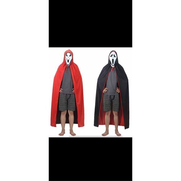 One piece 47.24 inches long fits most double sided cloak double layer with hood, - Picture 7 of 7